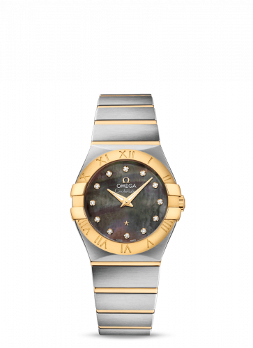 Constellation Quartz 27 Brushed Stainless Steel / Yellow Gold / Tahiti MOP