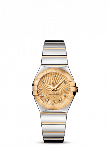 Constellation Quartz 27 Polished Stainless Steel / Yellow Gold / Champagne Supernova