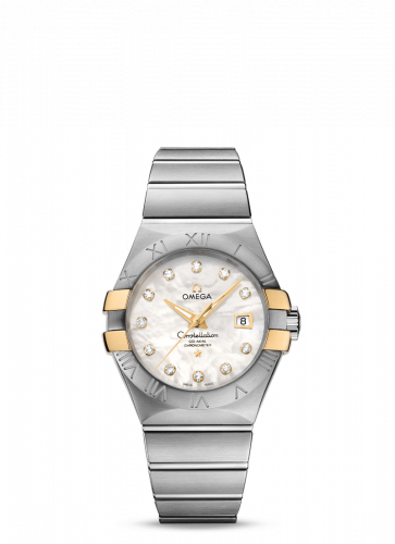 Constellation Co-Axial 31 Stainless Steel / Yellow Gold Claws / MOP