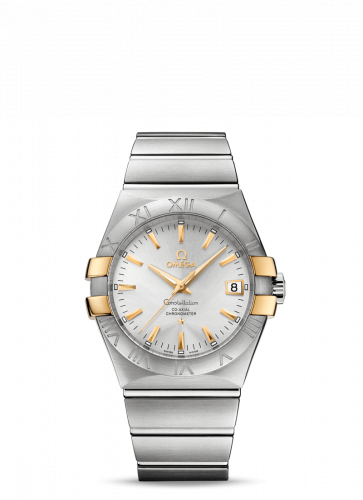Constellation Co-Axial 35 Stainless Steel / Yellow Gold Claws / Silver