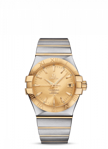 Constellation Co-Axial 35 Stainless Steel / Yellow Gold / Champagne