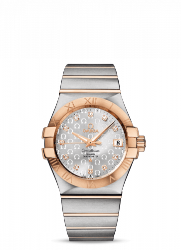 Constellation Co-Axial 35 Stainless Steel / Red Gold / Silver Omega