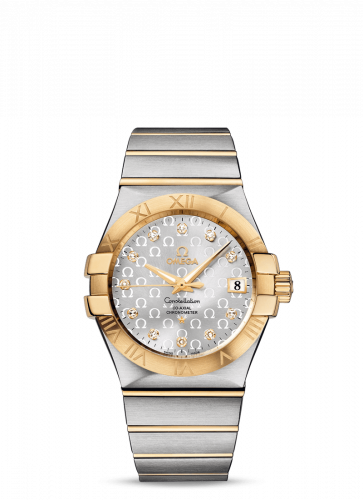 Constellation Co-Axial 35 Stainless Steel / Yellow Gold / Silver Omega