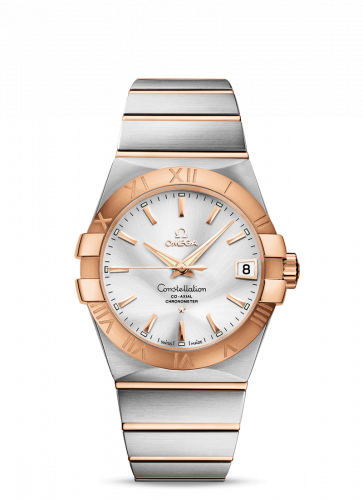 Constellation Co-Axial 38 Stainless Steel / Red Gold / Silver