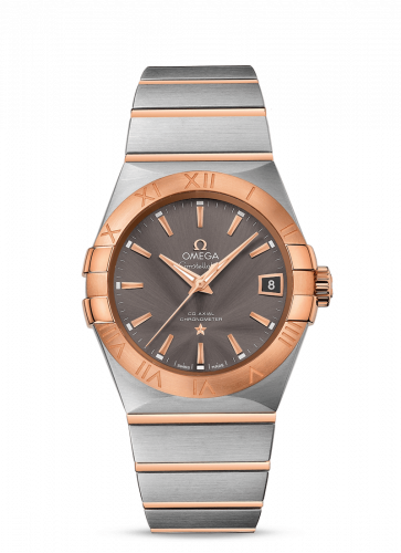 Constellation Co-Axial 38 Stainless Steel / Red Gold / Grey