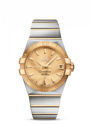 Constellation Co-Axial 38 Stainless Steel / Yellow Gold / Champagne