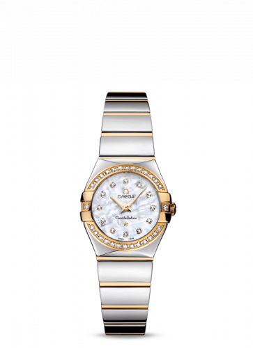 Constellation Quartz 24 Polished Stainless Steel / Yellow Gold / Diamond / MOP