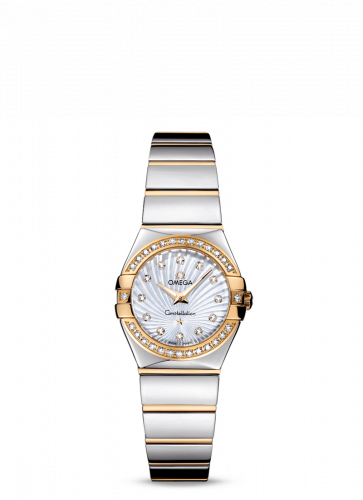 Constellation Quartz 24 Polished Stainless Steel / Yellow Gold / Diamond / MOP Supernova