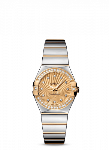 Constellation Quartz 27 Polished Stainless Steel / Yellow Gold / Diamond / Champagne Supernova