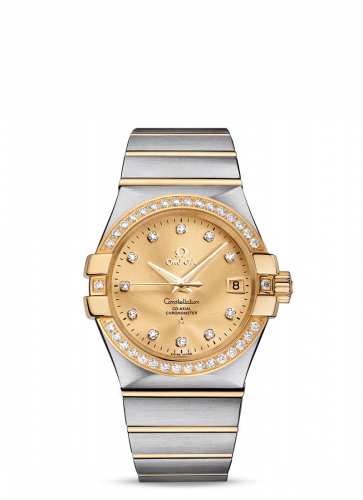 Constellation Co-Axial 35 Stainless Steel / Yellow Gold / Diamond / Champagne