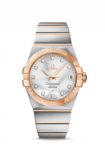 Constellation Co-Axial 38 Stainless Steel / Red Gold / Diamond / Silver