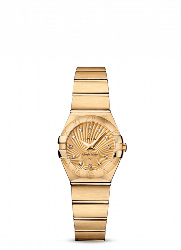 Constellation Quartz 24 Brushed Yellow Gold / Champagne Supernova