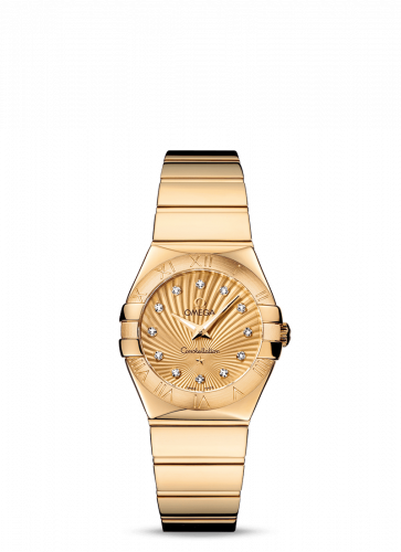 Constellation Quartz 27 Polished Yellow Gold / Champagne Supernova