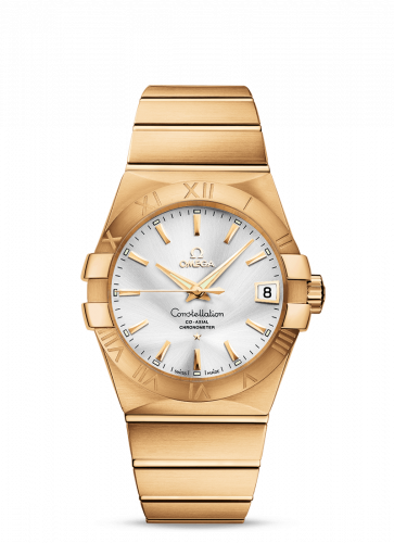 Constellation Co-Axial 38 Yellow Gold / Silver