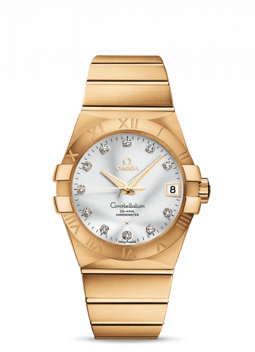 Constellation Co-Axial 38 Yellow Gold / Silver