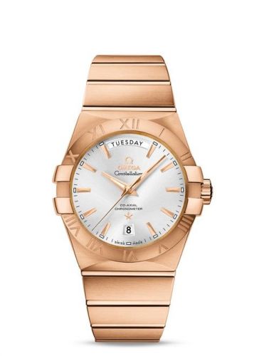 Constellation Co-Axial 38 Day-Date Red Gold / Silver
