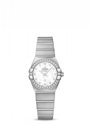 Constellation Quartz 24 Brushed White Gold / Diamond / MOP