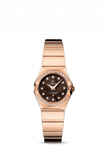 Constellation Quartz 24 Polished Red Gold / Diamond / Brown Supernova