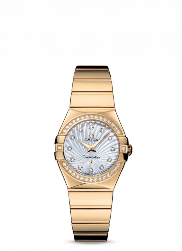 Constellation Quartz 27 Polished Yellow Gold  / Diamond / MOP Supernova