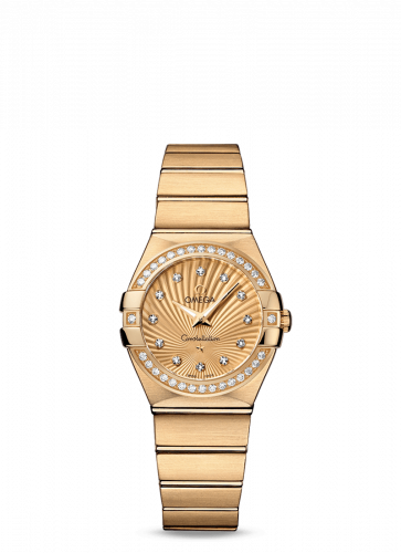 Constellation Quartz 27 Brushed Yellow Gold / Diamond / Champagne Supernova