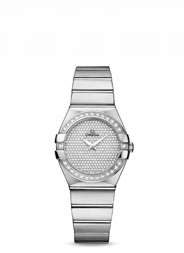 Constellation Quartz 27 Brushed White Gold / Diamond / Diamond