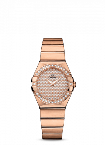 Constellation Quartz 27 Brushed Red Gold / Diamond / Diamond
