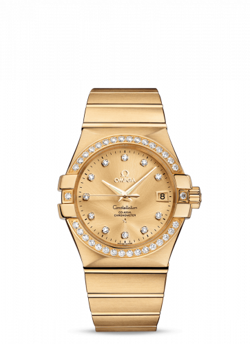 Constellation Co-Axial 35 Yellow Gold / Diamond / Champagne
