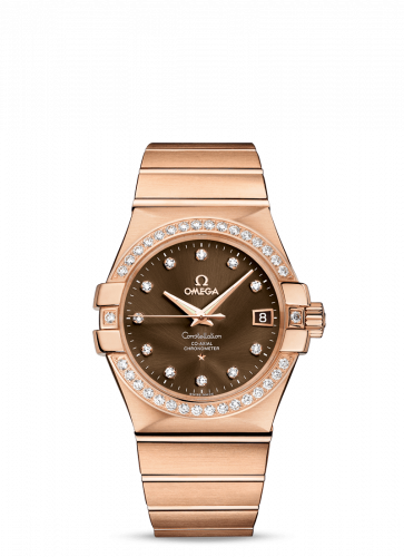 Constellation Co-Axial 35 Red Gold / Diamond / Brown