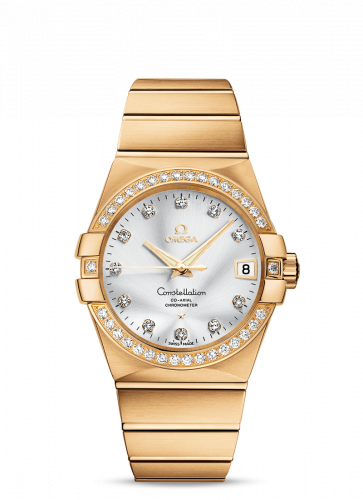 Constellation Co-Axial 38 Yellow Gold / Diamond / Silver