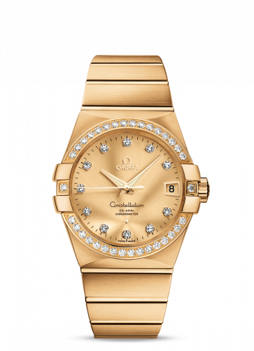 Constellation Co-Axial 38 Yellow Gold / Diamond / Champagne