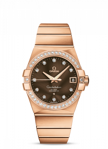 Constellation Co-Axial 38 Red Gold / Diamond / Brown