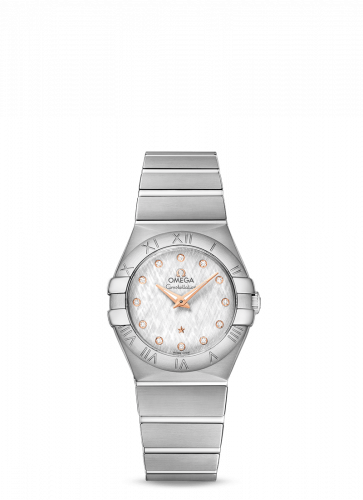 Constellation Quartz 27 Brushed Stainless Steel / Silver Silk