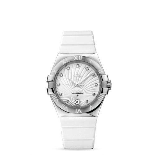Constellation Quartz 35 Stainless Steel / White Supernova / Rubber