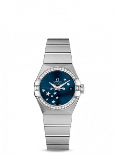 Constellation Co-Axial 27 Brushed Stainless Steel / Diamond / Orbis