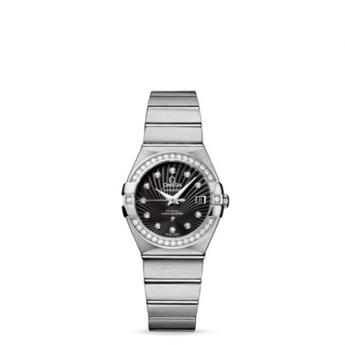Constellation Co-Axial 27 Brushed Stainless Steel / Diamond / Black Supernova