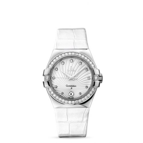 Constellation Quartz 35 Stainless Steel / Diamond / White Supernova / Alligator