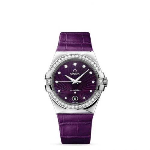 Constellation Quartz 35 Stainless Steel / Diamond / Purple Supernova / Alligator