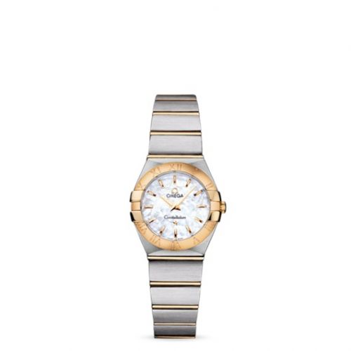 Constellation Quartz 24 Brushed Stainless Steel / Yellow Gold / MOP