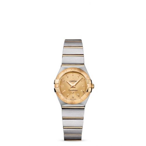 Constellation Quartz 24 Brushed Stainless Steel / Yellow Gold / Champagne