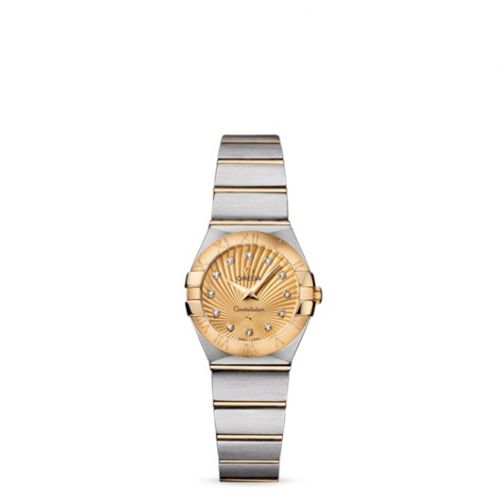 Constellation Quartz 24 Brushed Stainless Steel / Yellow Gold / Champagne Supernova