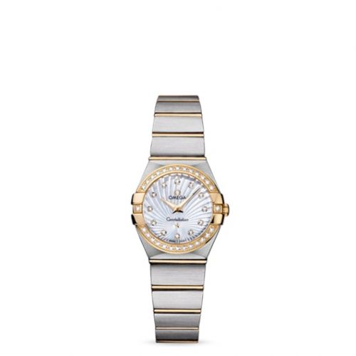 Constellation Quartz 24 Brushed Stainless Steel / Yellow Gold / Diamond / MOP Supernova
