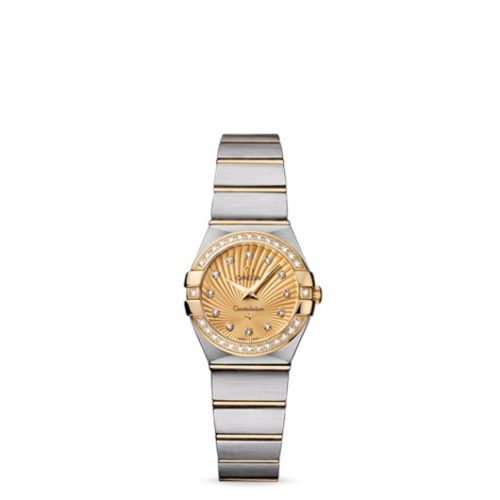 Constellation Quartz 24 Brushed Stainless Steel / Yellow Gold / Diamond / Champagne Supernova