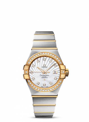 Constellation Co-Axial 31 Stainless Steel / Yellow Gold / Diamond / MOP Supernova