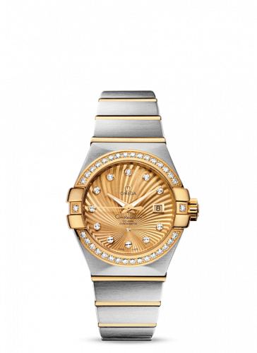 Constellation Co-Axial 31 Stainless Steel / Yellow Gold / Champagne Supernova