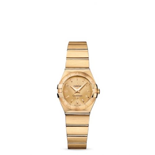 Constellation Quartz 24 Brushed Yellow Gold / Champagne