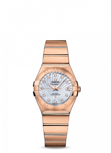 Constellation Co-Axial 27 Brushed Red Gold / MOP Supernova