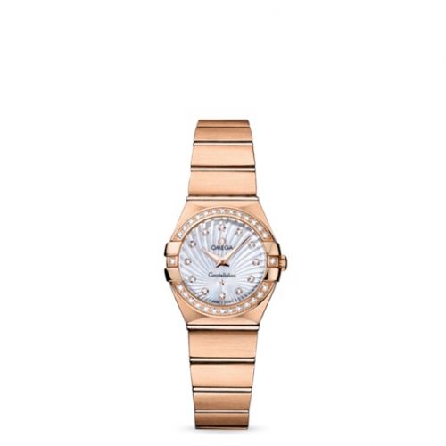 Constellation Quartz 24 Brushed Red Gold / Diamond / MOP Supernova