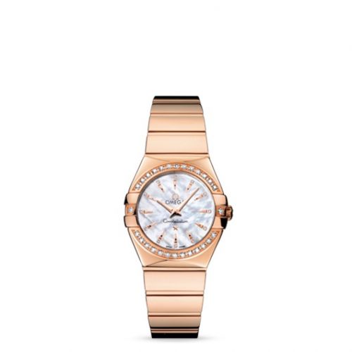 Constellation Quartz 27 Polished Red Gold / Diamond / MOP