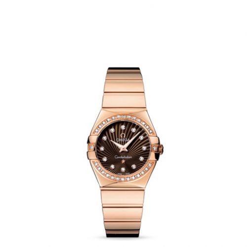 Constellation Quartz 27 Polished Red Gold / Diamond / Brown Supernova