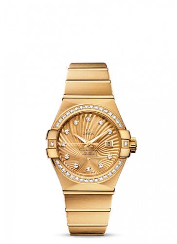 Constellation Co-Axial 31 Yellow Gold / Diamond / Champagne Supernova